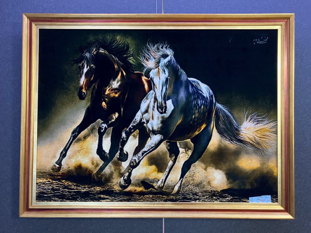 絵画絨毯【馬】